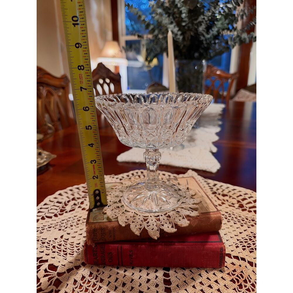 Glass/Crystal Compote - Picture 2 of 3
